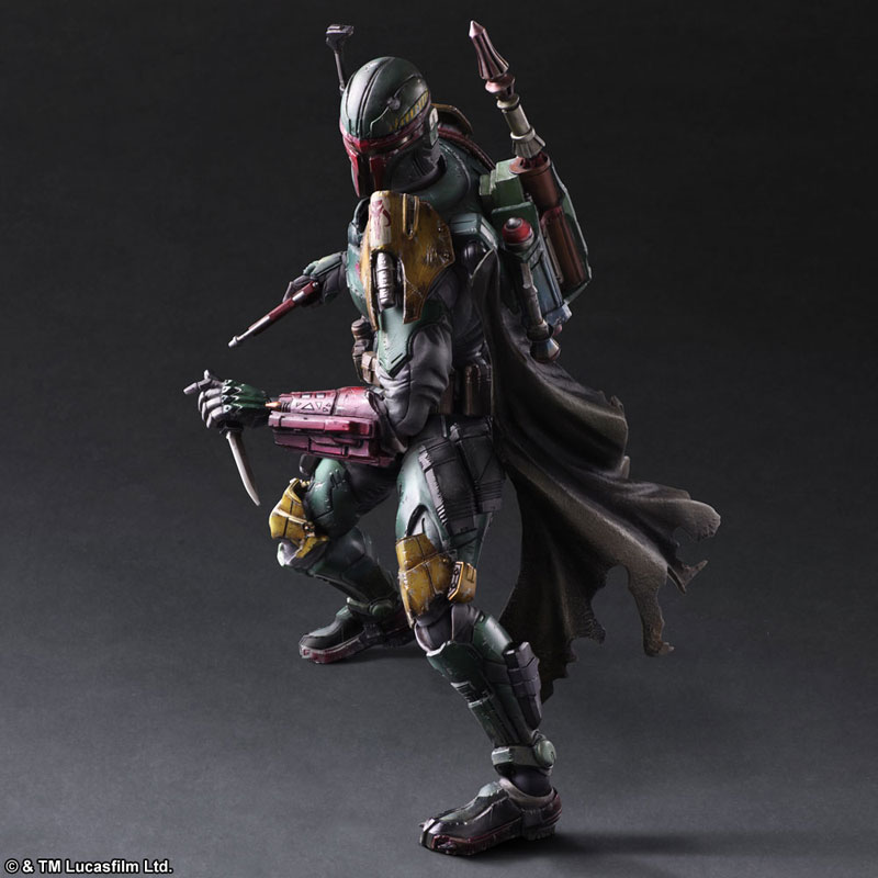 Amazon.com: Star Wars Play Arts Kai Variant Boba Fett 10