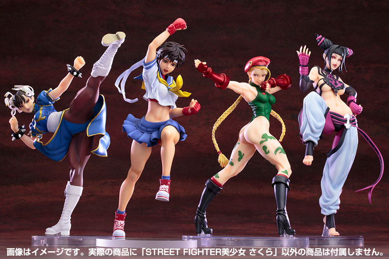 AmiAmi [Character & Hobby Shop] | STREET FIGHTER BISHOUJO - Sakura 1/7  Complete Figure(Released)