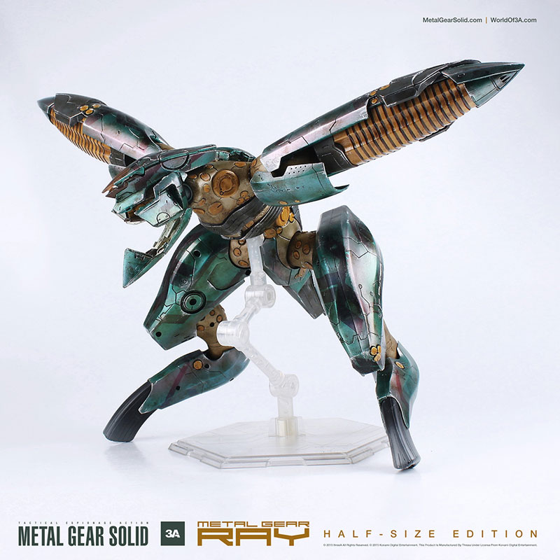 AmiAmi [Character & Hobby Shop] | (Pre-owned ITEM:B/BOX:B)METAL GEAR SOLID  - METAL GEAR RAY Half-size Edition Posable Figure(Released)