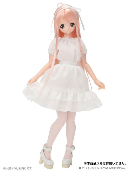 AmiAmi [Character u0026 Hobby Shop] | Pure Neemo Size - PNS Chiffon Frill  Mille-feuille One-piece Dress White (DOLL ACCESSORY)(Released)