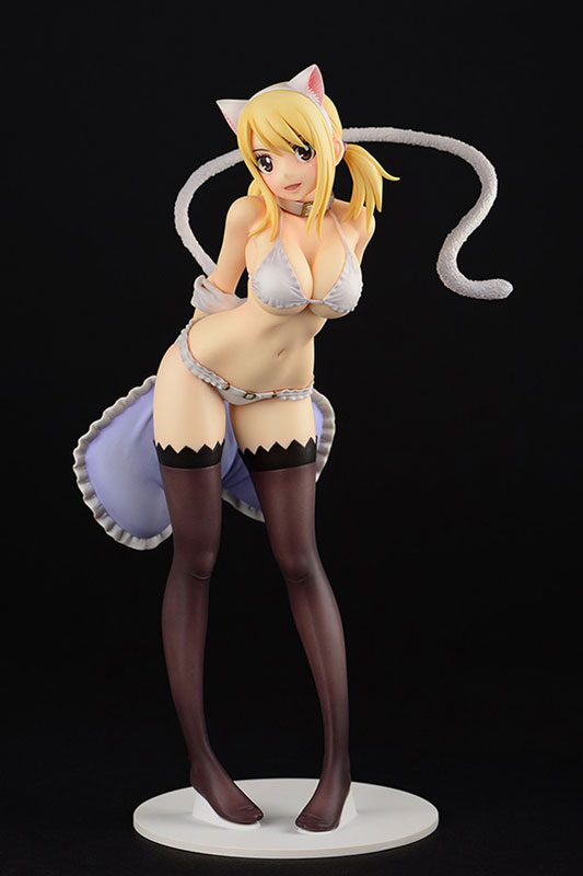 AmiAmi [Character & Hobby Shop] | FAIRY TAIL - Lucy Heartfilia White Cat  Gravure_Style 1/6 Complete Figure(Released)