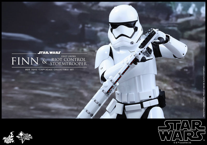 1/6 Blaster Pistol First Order Stormtrooper Hot Toys Star Wars The Force  Awakens