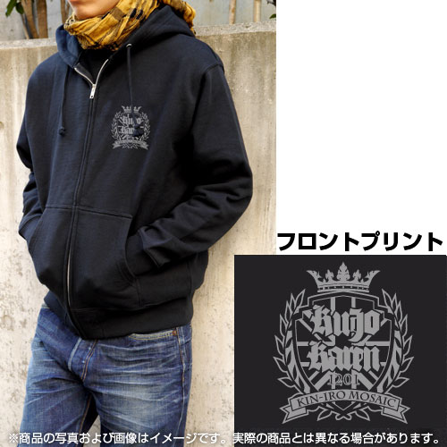 AmiAmi [Character & Hobby Shop] | Hello!! Kiniro Mosaic - Karen Kujo  Embroidered Zip Parka / BLACK - M(Released)