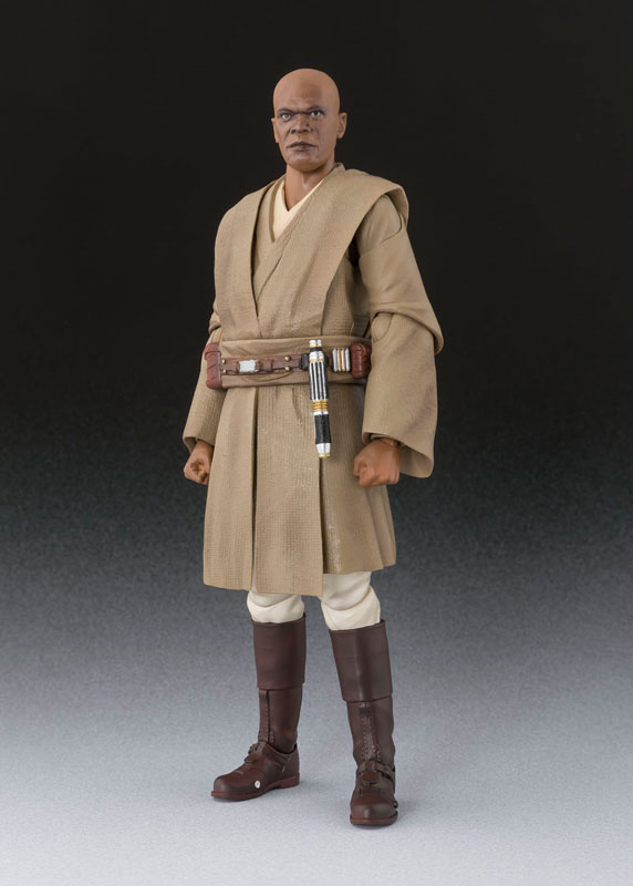 Star Wars S H Figuarts newest Mace Windu Action Figure 2016 Bandai