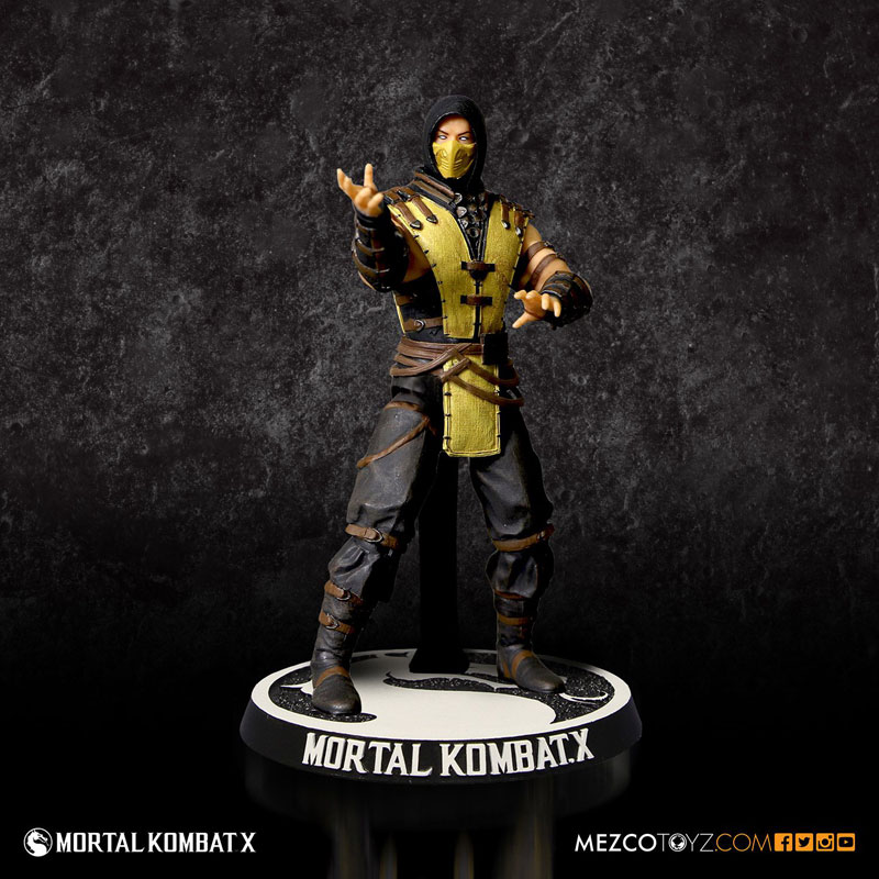 Mezco Toyz Mortal Kombat X 3.75 Action Figure: Sub-Zero