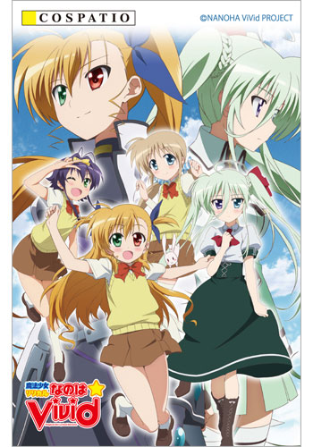  Mahou Shoujo Lyrical Nanoha Vivid Anime Fabric Wall