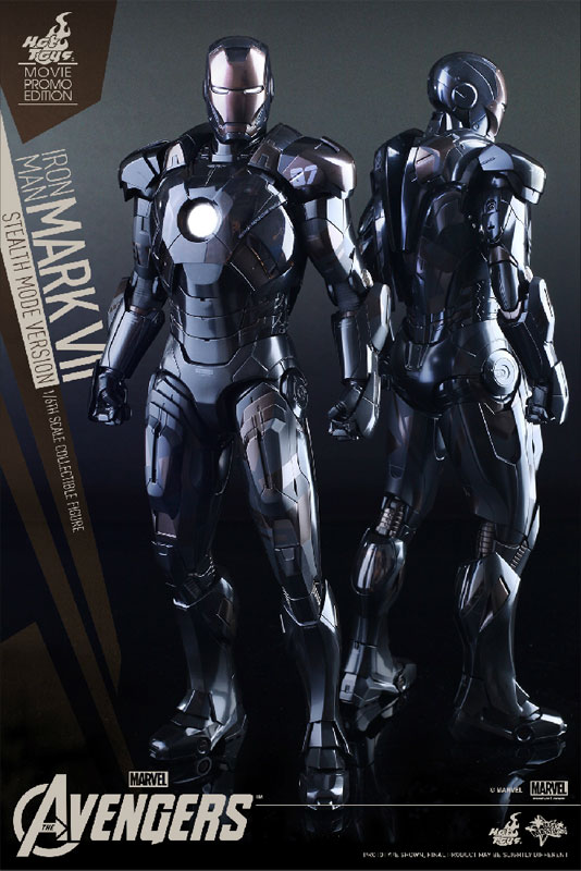 AmiAmi [Character & Hobby Shop] | (Pre-owned ITEM:A/BOX:B)Movie Masterpiece  - The Avengers 1/6 Scale Figure: Iron Man Mark 7 (Stealth Ver.) [The Avengers  200% Hot Toys Exclusive](Released)