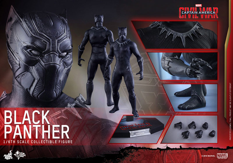 Miotlsy Black Panther Figurine Titan Hero Series, Figurine de Colle