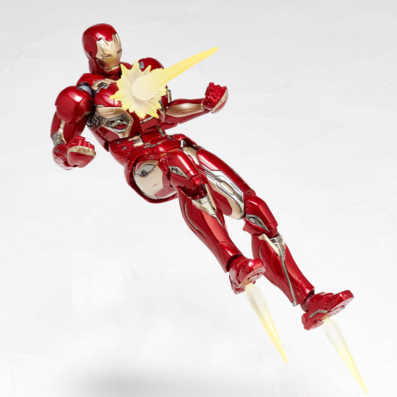 【美品】Figure Complex ムービー・リボ アイアンマン マーク45 AmiAmi [Character & Hobby Shop] | Figure Complex MOVIE REVO Series