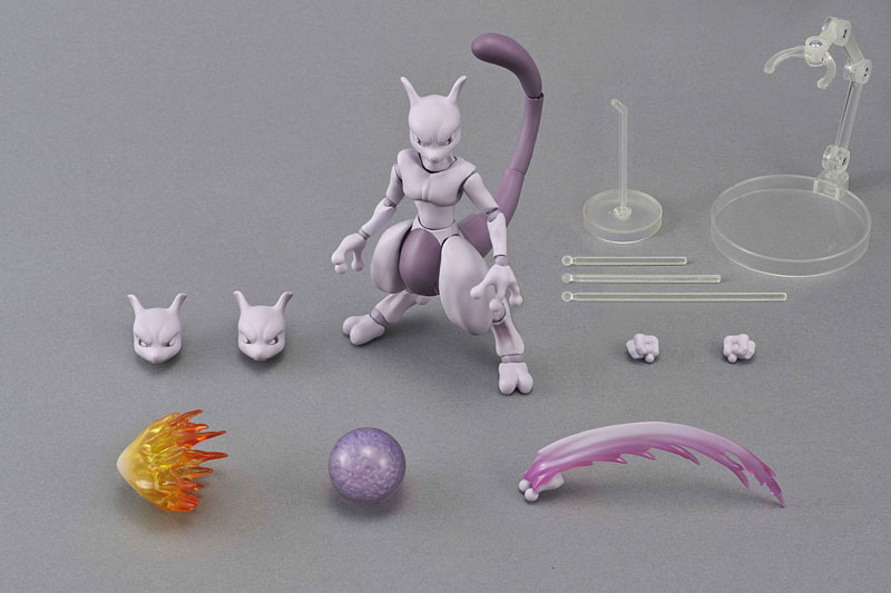 Pokemon Shodo - Mewtwo com Armadura - Original Bandai