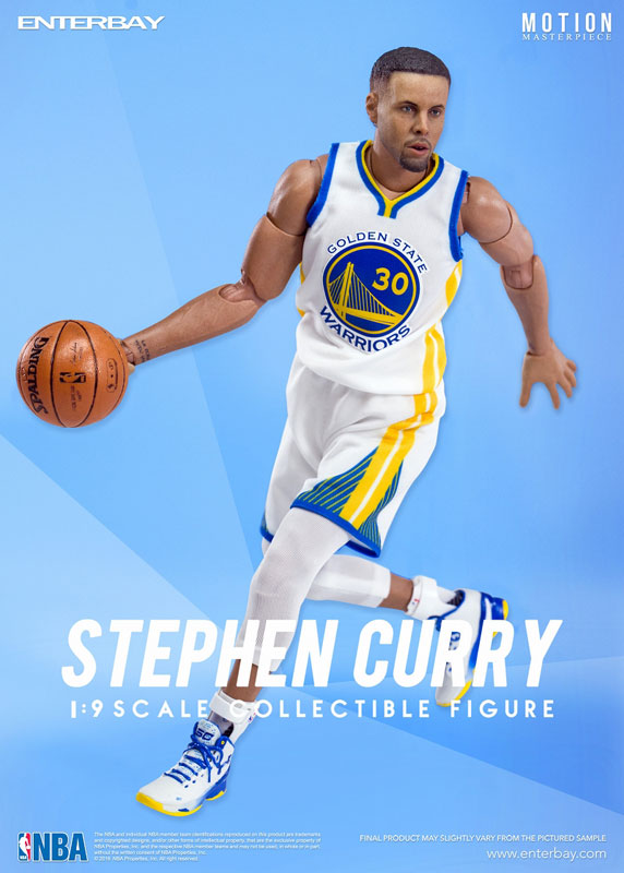 McFarlane Toys NBA Golden State Warriors Sports Picks Series 24 Stephen Curry Action Figure [White Jersey]