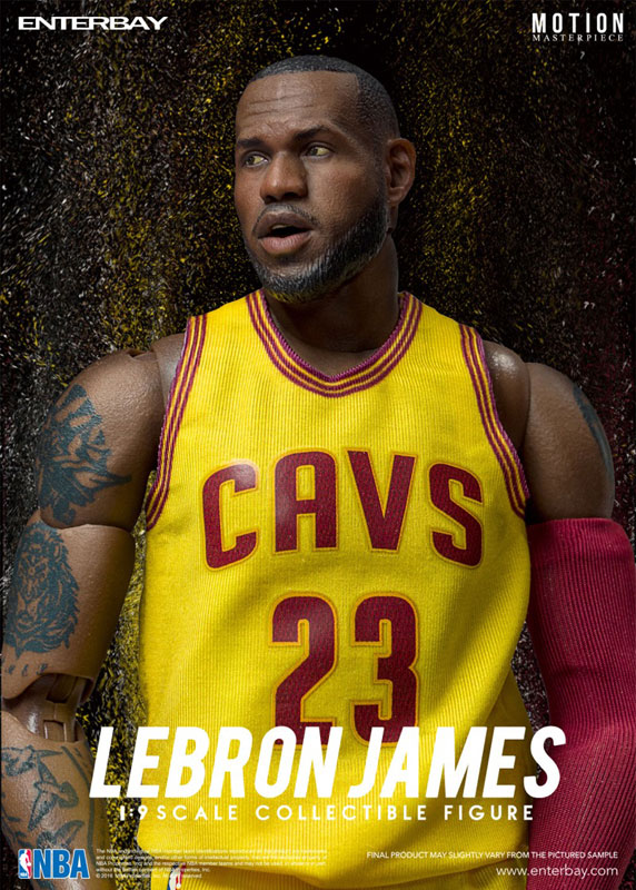 ENTERBAY 1/6 NBA 1:6 Jersey & shorts LeBron James - Cleveland (FOR Figure  ONLY)