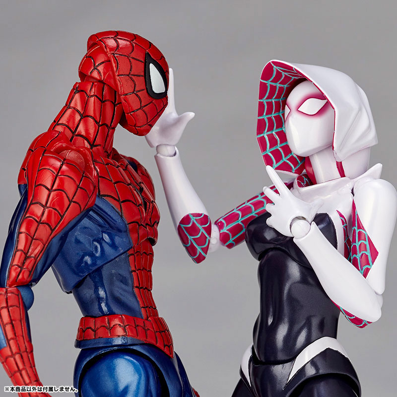 Revoltech Series Amazing Yamaguchi Spider-Gwen Action Figure Toy Gift 