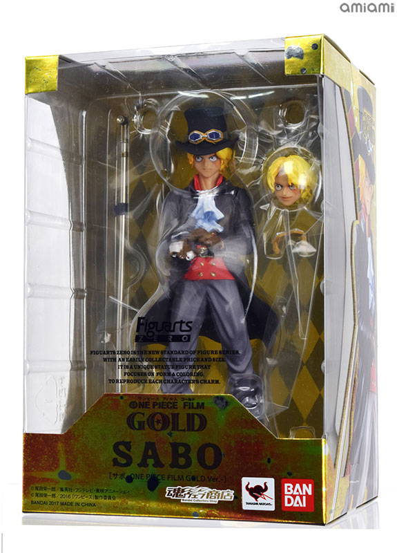 Figuarts Zero One Piece Sabo Film Gold Ver Pvc Figure Bandai F/s