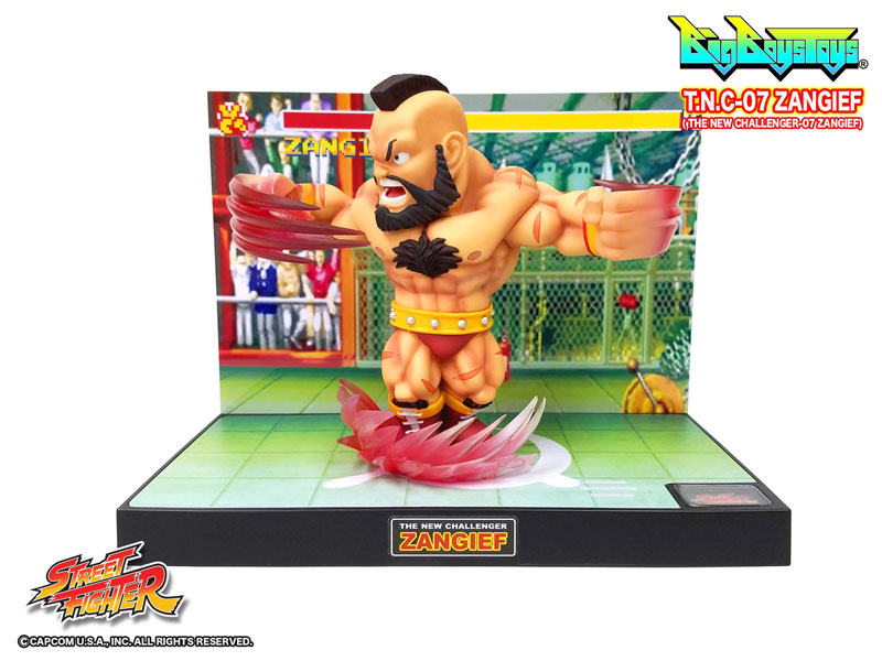 Estátua do Zangief tem a cara de doido!