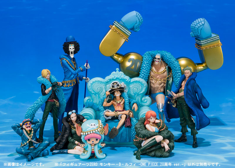 One Piece: Luffy, Chopper, Zoro e Nami Figuarts ZERO World Top 100