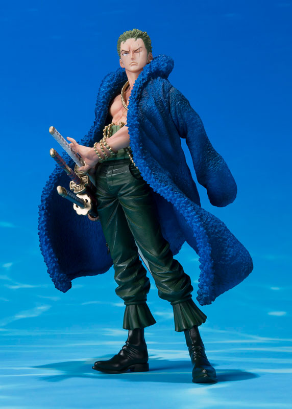 Figurina One Piece Zoro Jeans Freak Version - Colore Blu, Edizione Limitata