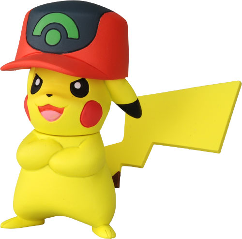 Takaratomy Pokemon Sun & Moon - Ash's Pikachu Alola Cap Action Figure