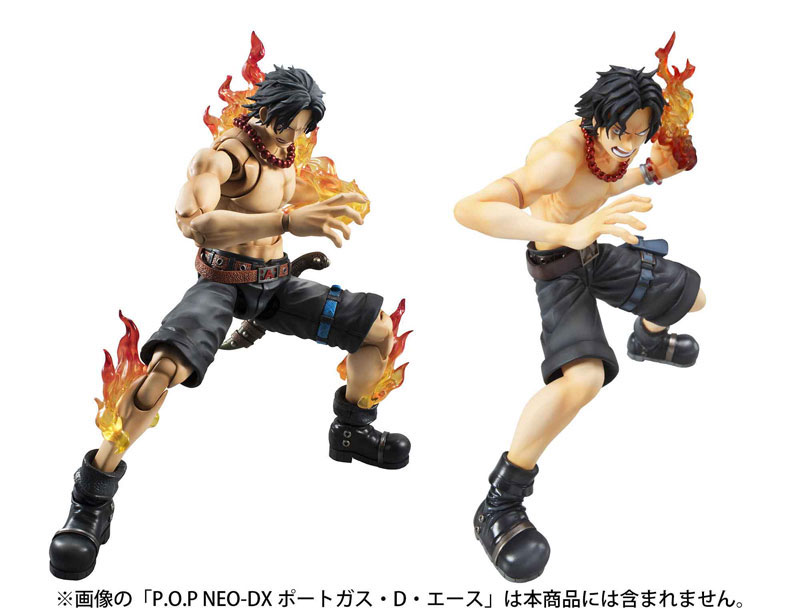 Figure One Piece World Collectable - Burst - Portgas D. Ace em