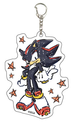 Sonic X: Acrylic Key Chain - Shadow