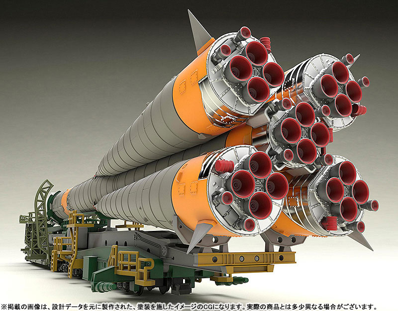 AmiAmi [Character & Hobby Shop] | 1/150 Soyuz Rocket & Transport 