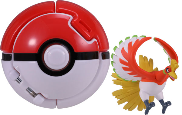 Pokemon HeartGold version ,Ho-oh Mini figure Kaiyodo