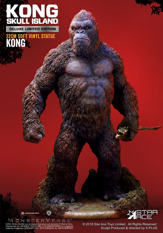 kong skull island soft vinyl statue