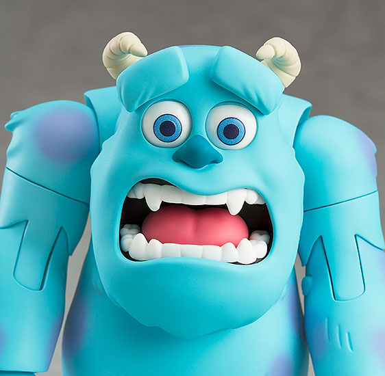 Disney Monsters Inc Sully With A Backpack PVC Figure On A Black Round Base,  3 1/8 Inches Tall