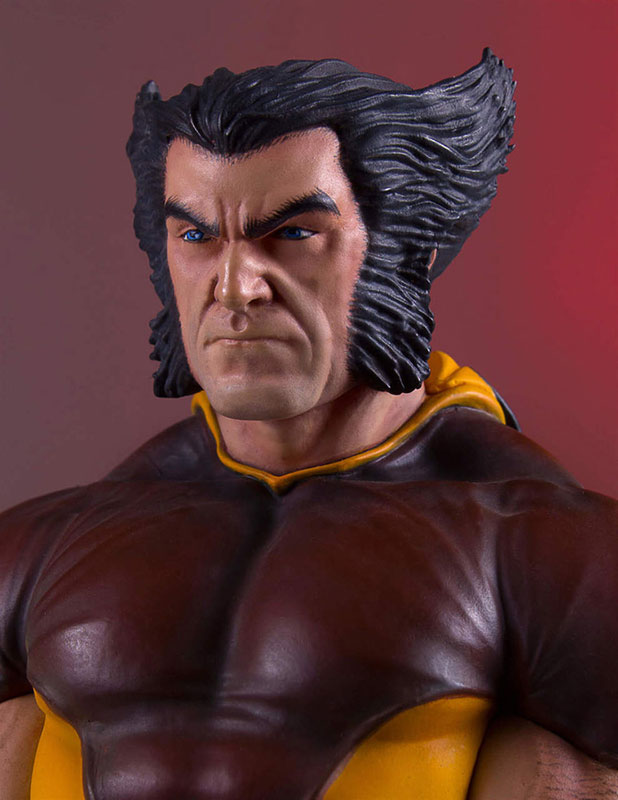 Marvel X-Men Wolverine (Brown Costume) Gentle Giant online Mini Bust