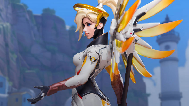マーシー　フィギュア 　OVERWATCH スタチュー オーバーウォッチ 買取】マーシー 「オーバーウォッチ」 12インチ スタチュー