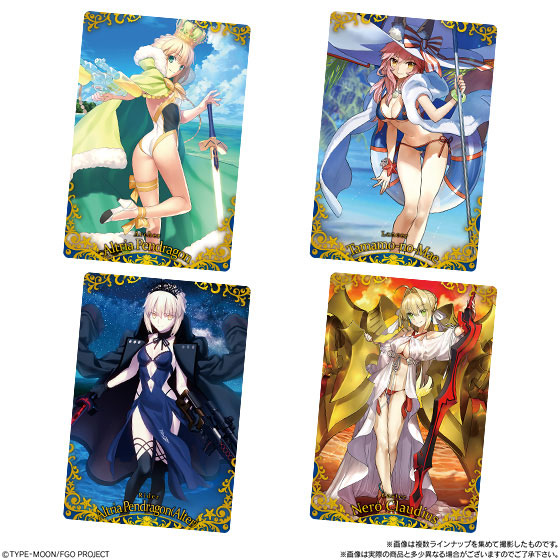 Amiami Character Hobby Shop Fate Grand Order Wafer Part 4 pack Box Candy Toy Released