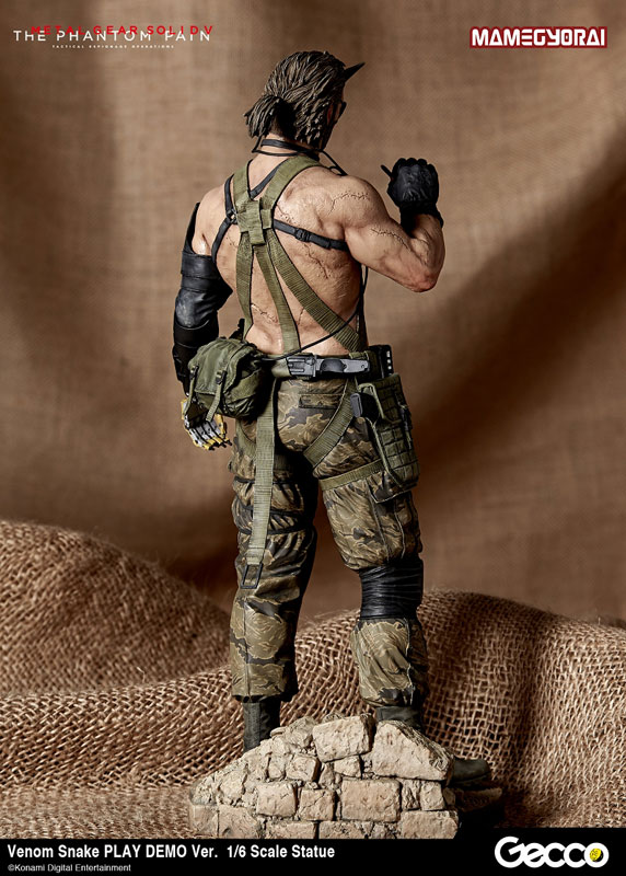 ヴェノム・スネーク PLAY DEMO Ver. 1/6スケール スタチュー Venom Snake PLAY DEMO Ver. 1/6 Scale Statue | Gecco