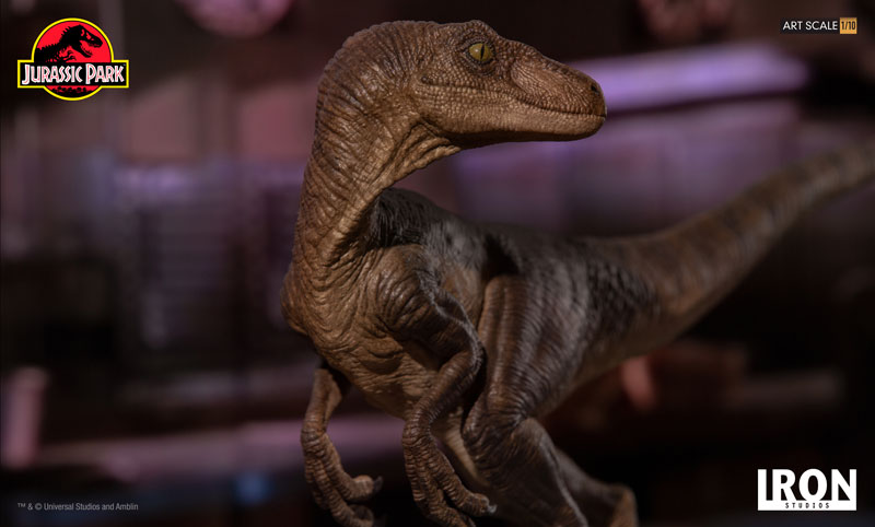 Jurassic Park - Statuette 1/10 Art Scale Velociraptor 29 cm - Figurine -Discount