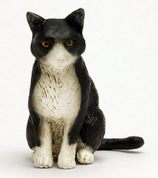 AmiAmi [Character & Hobby Shop] | 1/12 Japanese Cat Tuxedo Cat