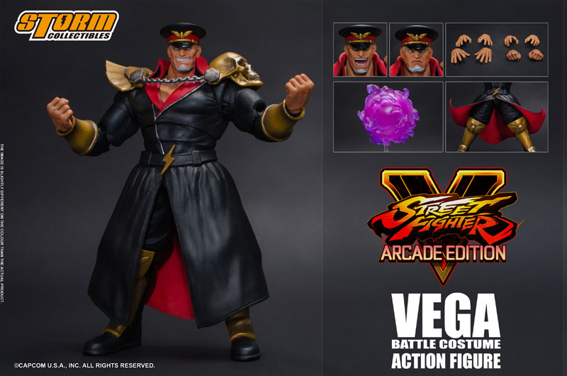 Bandai Street Fighter Vega Action Figure Set, 5 Pieces