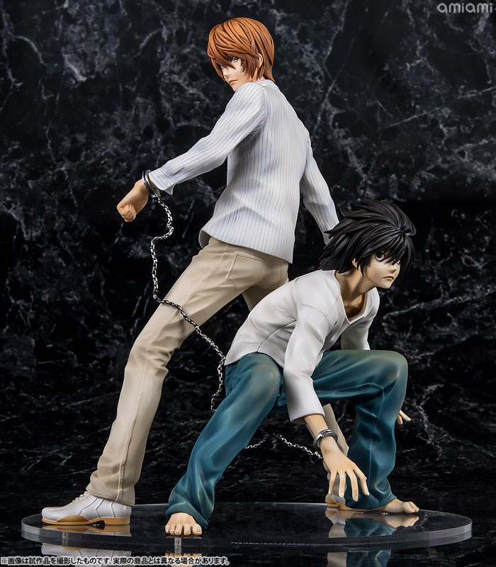 AmiAmi [Character & Hobby Shop] | [Exclusive Sale] . Series Death Note  Light Yagami & L Complete Figure(Released)