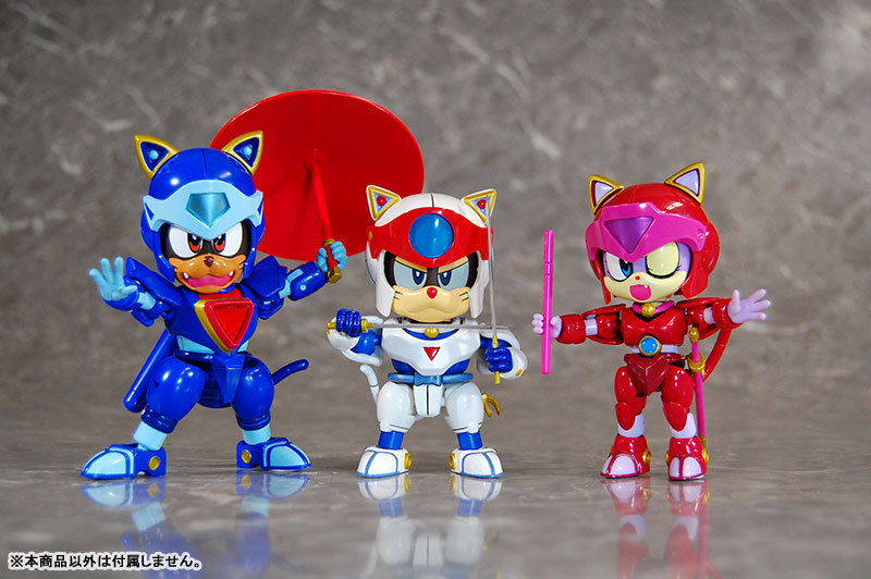 Samurai pizza cats action shop figures