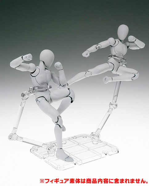Bandai Tamashii Nations Tamashii Stage Act. 4 for Humanoid Stand Support  (Clear)