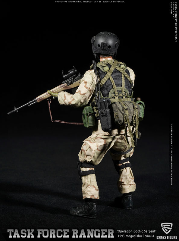 ミリタリー DELTA FORCE Marksman TASK FORCE RANGER Monkey Depot - Boxed Figure: DAM Delta Force Marksman -Task