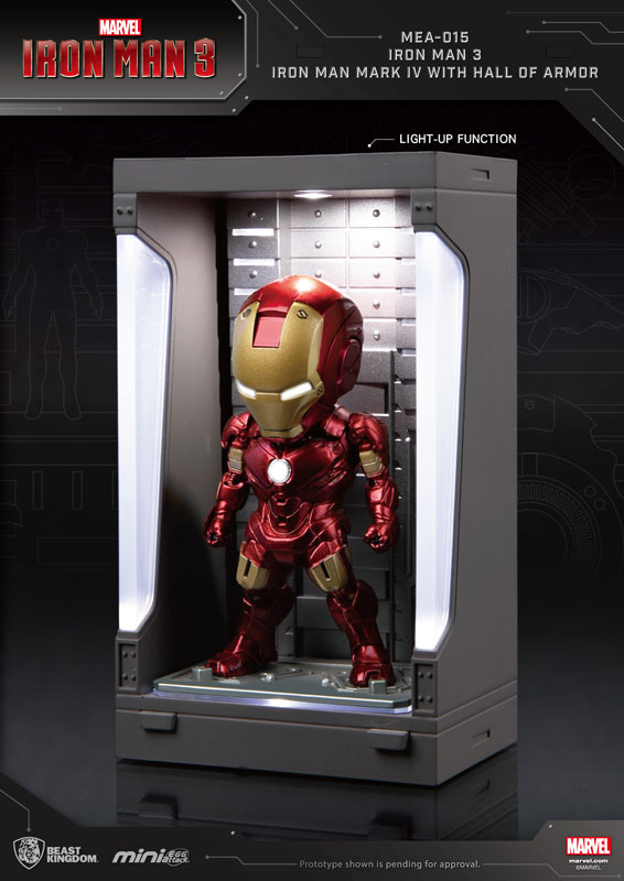アイアンマン　MARK Ⅲ MINI EGG ATTACK SERIES Beast-Kingdom USA | Iron Man 3 /Iron Man Mark III with Hall