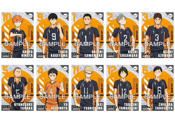 All 45 Kinds + Box Purchase benefits 3-Kind Set Haikyu! Art