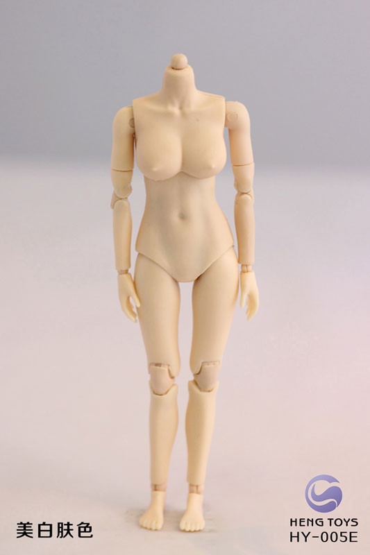 1/6 Female Large Breast Seamless Body 12 Action Figure Model for Hot Toys  KUMIK