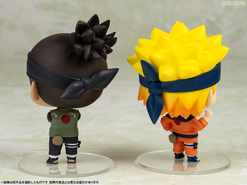  Megahouse Chimimega Buddy Naruto Umino Iruka & Uzumaki Naruto :  Toys & Games