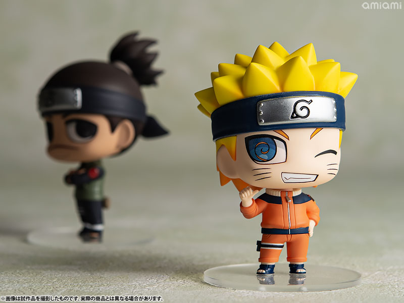  Megahouse Chimimega Buddy Naruto Umino Iruka & Uzumaki Naruto :  Toys & Games