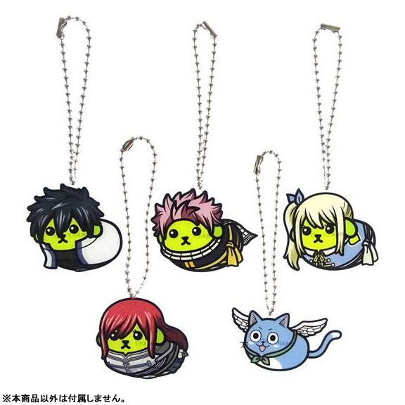 Anime FAIRY TAIL Kawaii Character Double-sided Acrylic Pendant Key