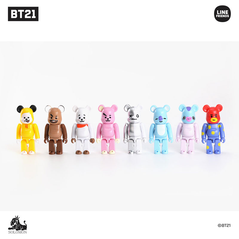 AmiAmi [Character & Hobby Shop] | BT21×BE＠RBRICK 10个/盒整盒贩卖