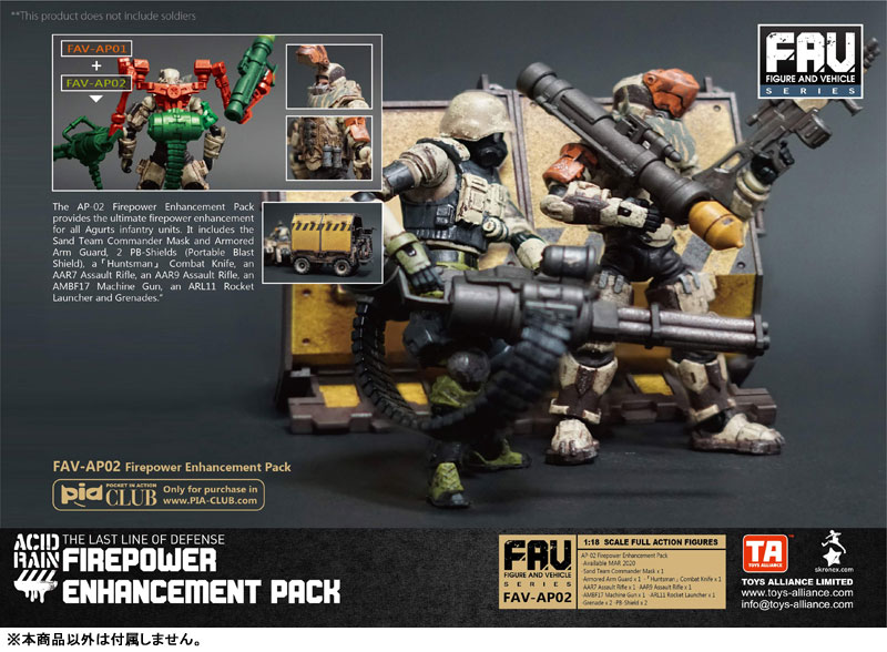 AmiAmi [Character & Hobby Shop] | Acid Rain 1/18 Scale FAV-AP02