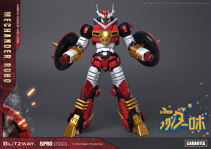AmiAmi [Character & Hobby Shop] | Carbotics / Mechander Robo 5PRO STUDIO CARBOTIX 合身戦隊 メカンダーロボ CX-003