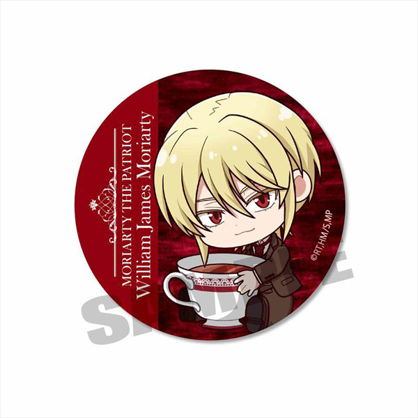 William James Moriarty 缶バッジ AmiAmi [Character & Hobby Shop] | Trading Tin Badge Moriarty the