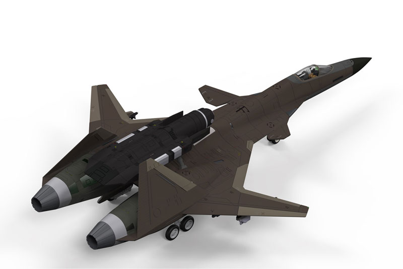 AmiAmi [Character & Hobby Shop] | 1/144 ACE COMBAT Series ADFX-01 